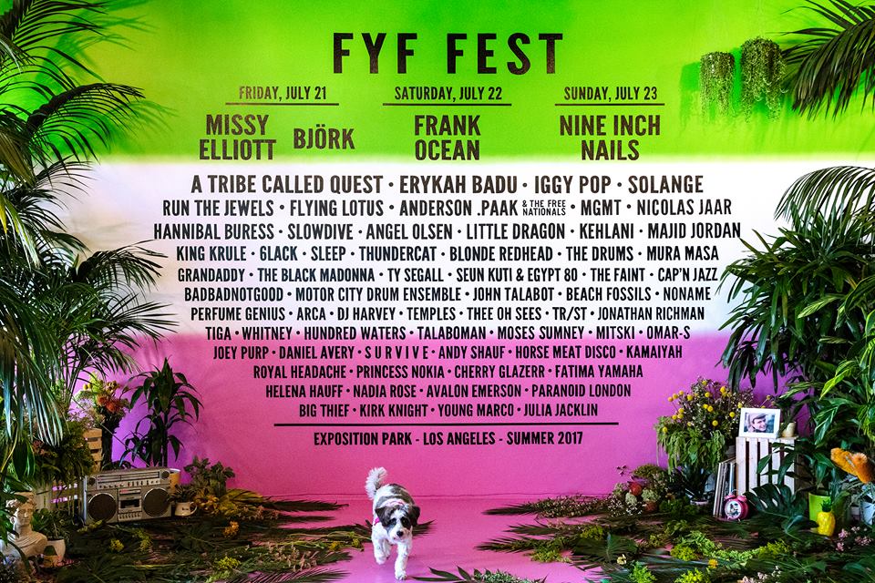 fyf fest lineup 2017 admat