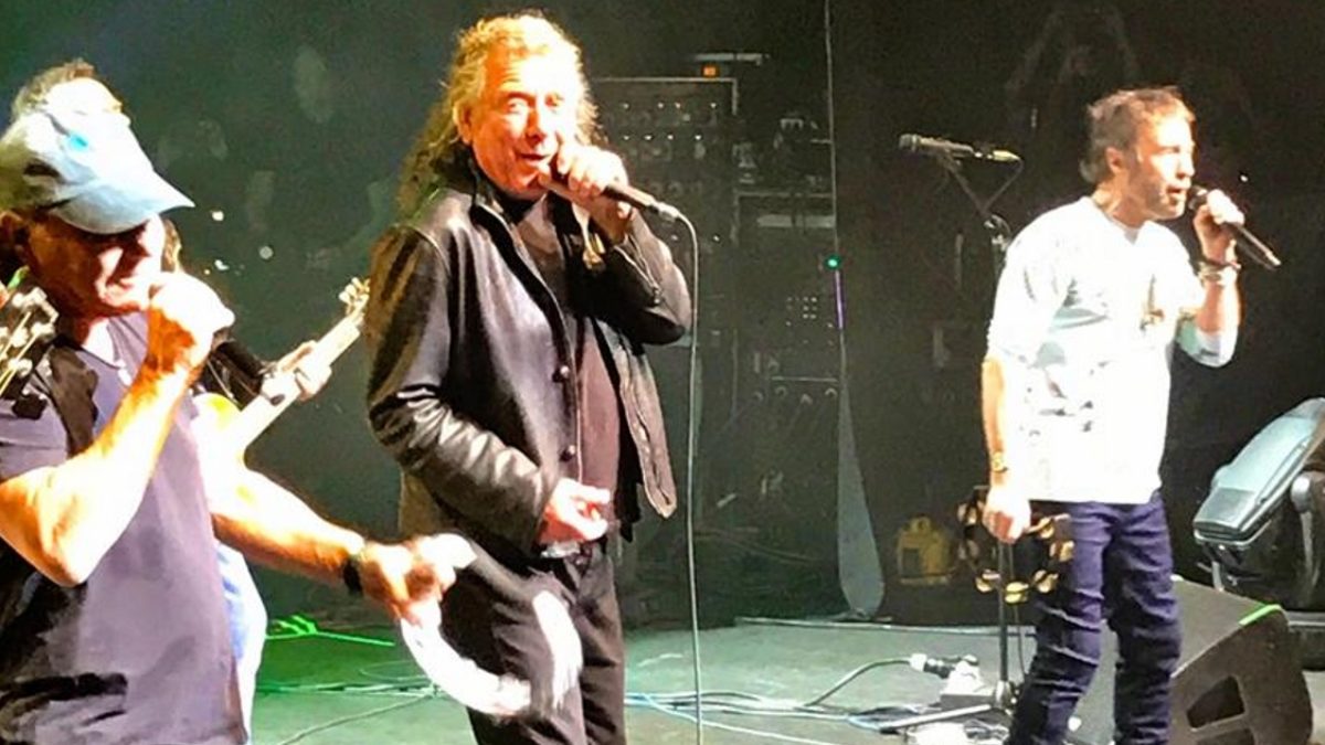 Robert Plant & Brian Johnson Join Paul Rodgers In England