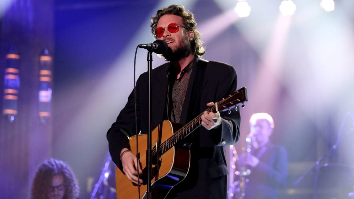 Father John Misty Performs On 'The Tonight Show' With Joe Russo