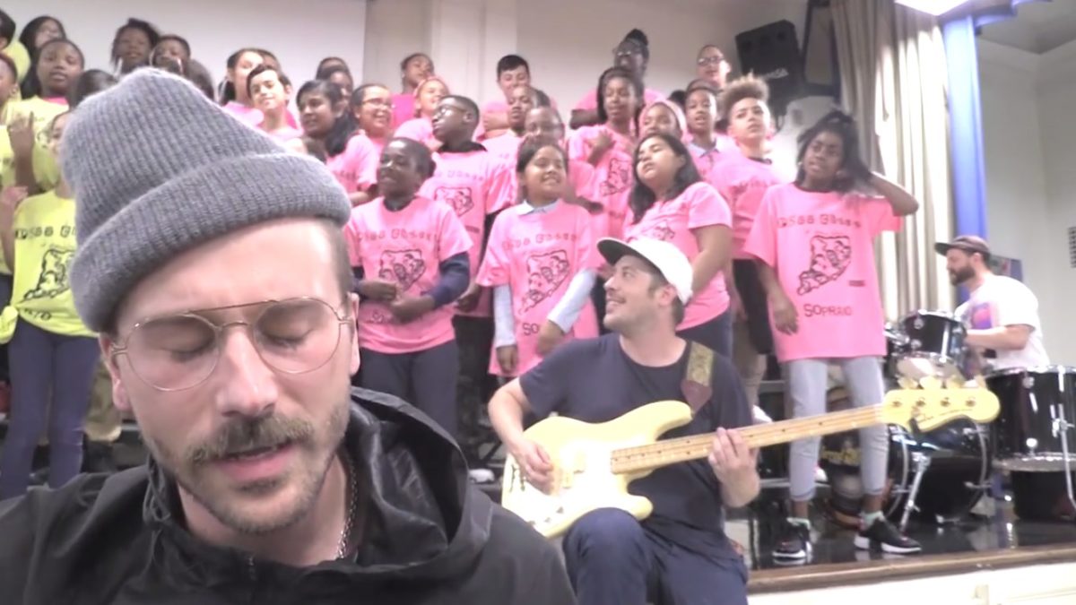 Portugal. The Man Performs 'Feel It Still' With PS22 Chorus
