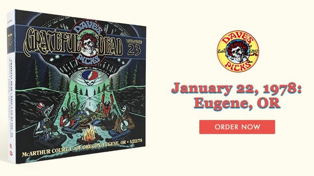 Grateful Dead Selects Eugene 1978 Show For 'Dave's Picks Volume 23'