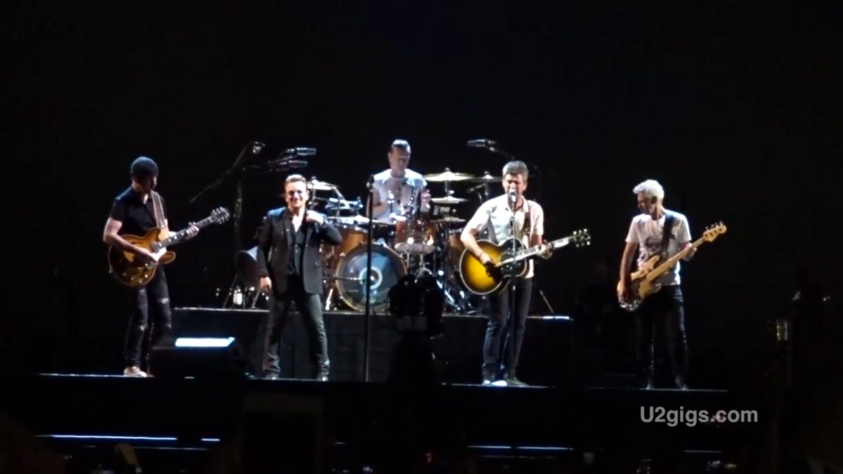 Noel Gallagher Performs Oasis Song With U2 In London