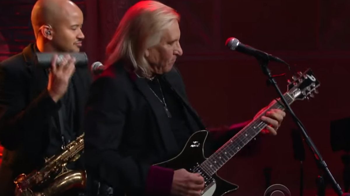 Joe Walsh Appears On ‘The Late Show’