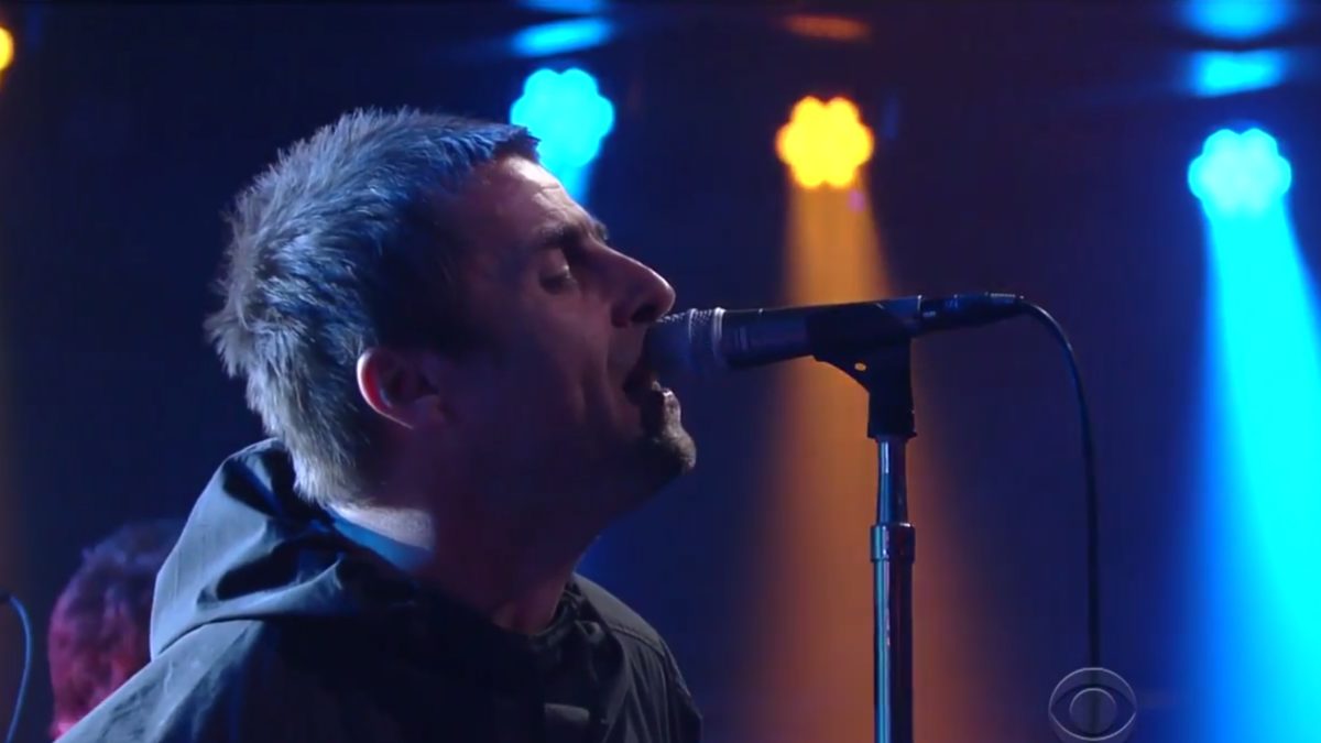 Liam Gallagher Performs On ‘The Late Show’