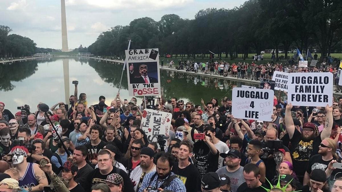 Insane Clown Posse & Fans Gather In Washington D.C. For Juggalo March