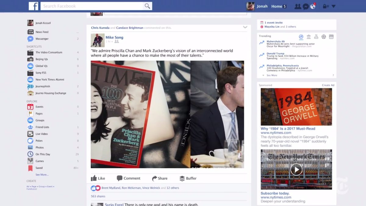 The New York Times Slips Grateful Dead & Phish References Into Facebook Video