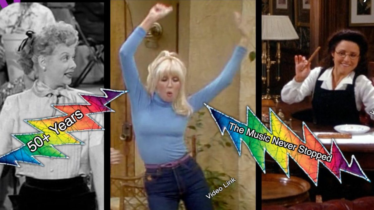 Mashup Features 50 Years Of Sitcom Characters Rocking To 'The Music Never Stopped'