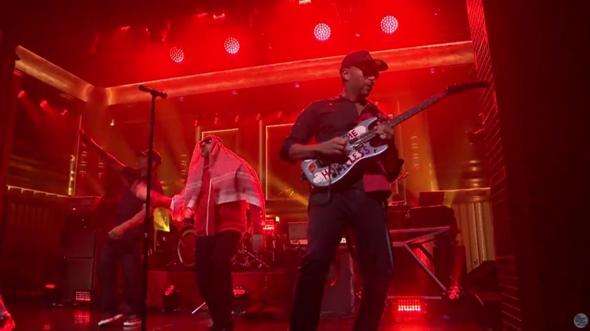 Prophets Of Rage Perform 'Living On The 110' On 'Tonight Show Starring Jimmy Fallon'