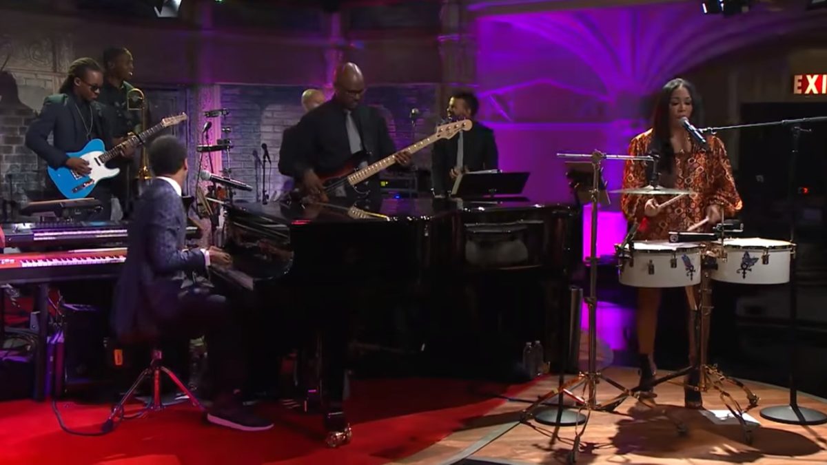 Sheila E. Leads Jon Batiste & Stay Human For Beatles Cover On 'The Late Show With Stephen Colbert'