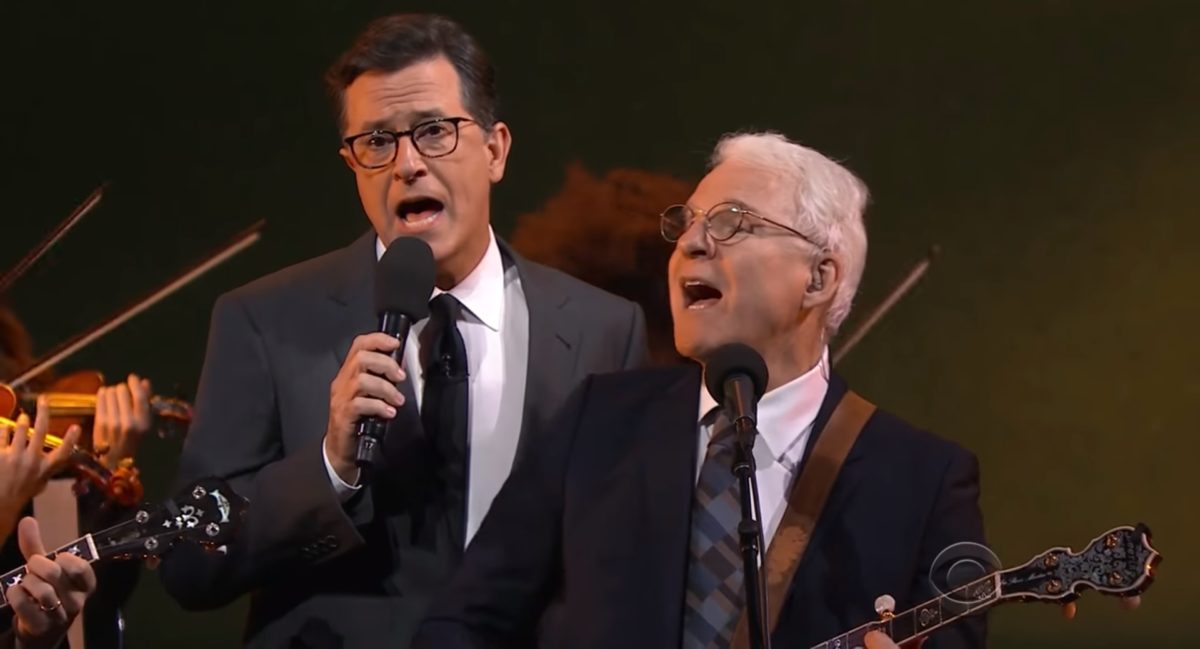 Steve Martin Colbert Screengrab Crop