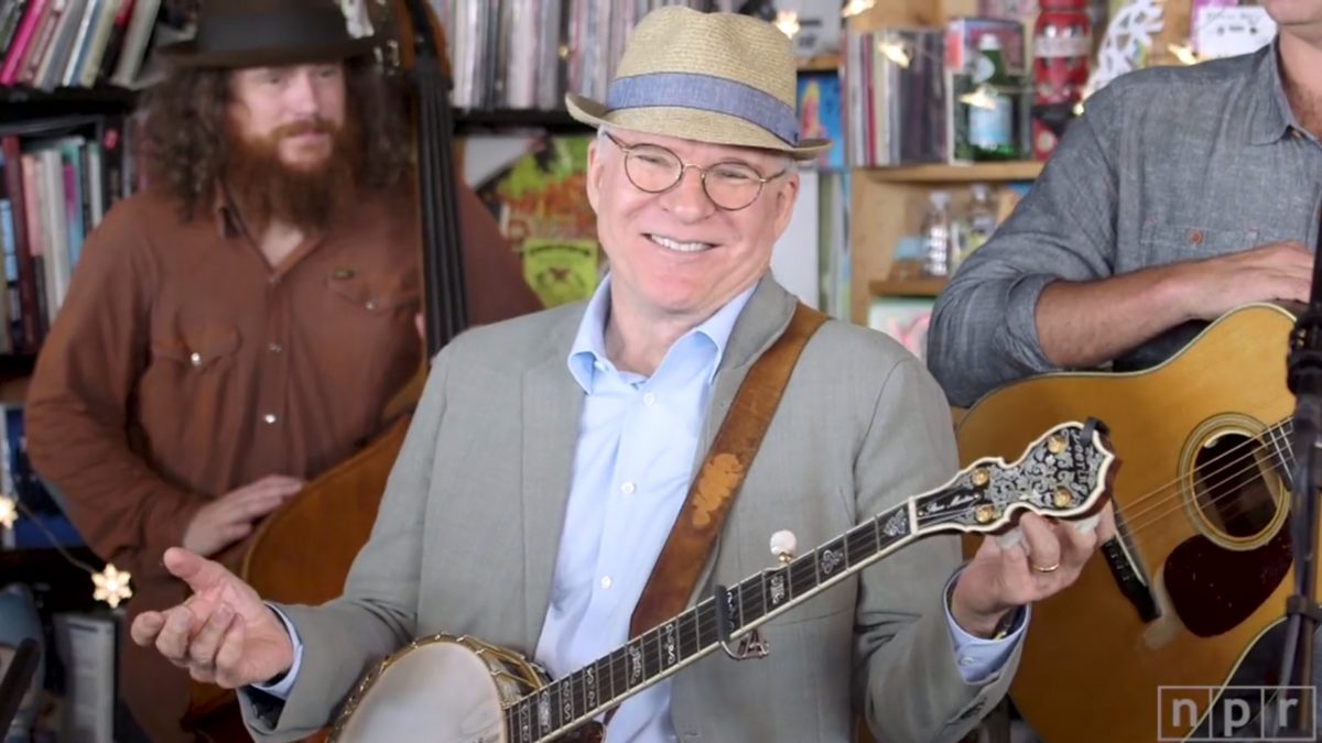 Steve Martin & The Steep Canyon Rangers Perform ‘Tiny Desk Concert’
