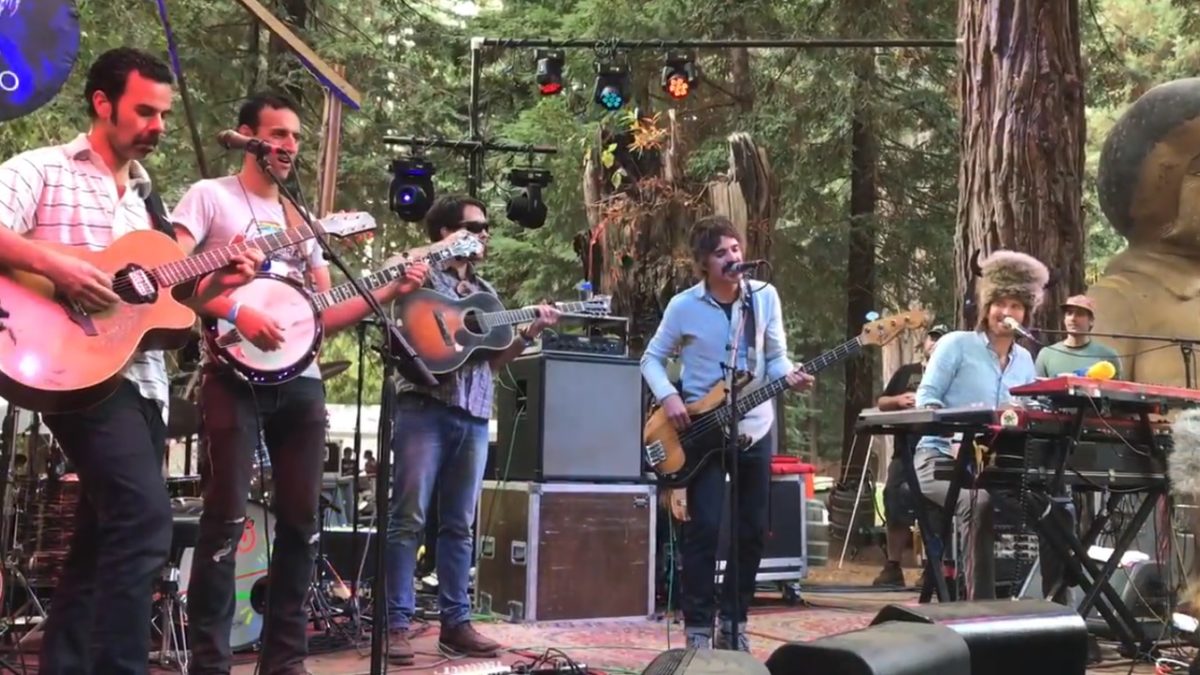 ALO & Hot Buttered Rum Cover 'Walk Of Life' At Camp Deep End