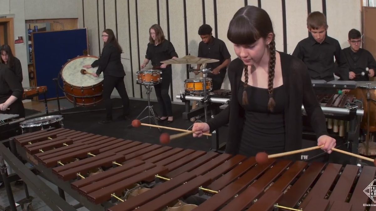 Pro-Shot Video: Naugatuck High School Percussion Ensemble Performs ‘Divided Sky’