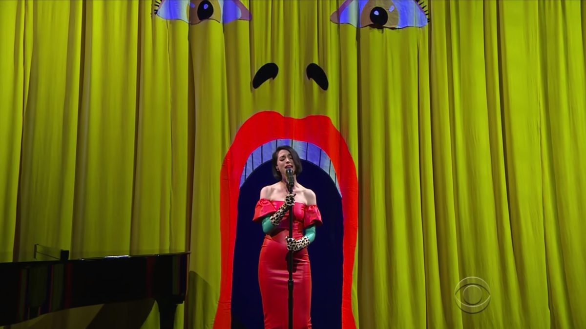 St. Vincent Performs On ‘The Late Show’