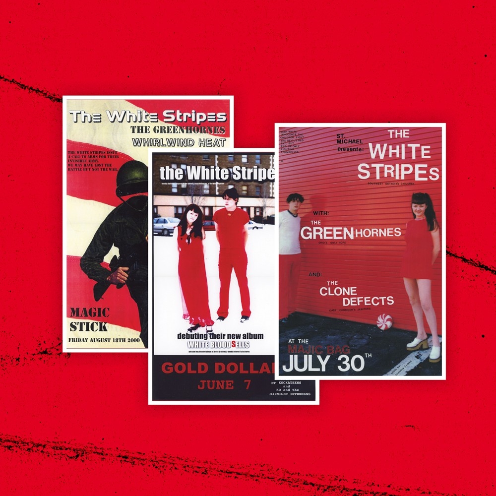 White Stripes Detroit Posters