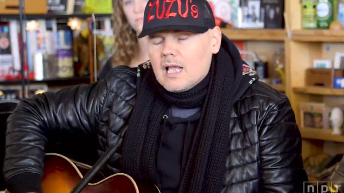 Billy Corgan Performs NPR 'Tiny Desk Concert'