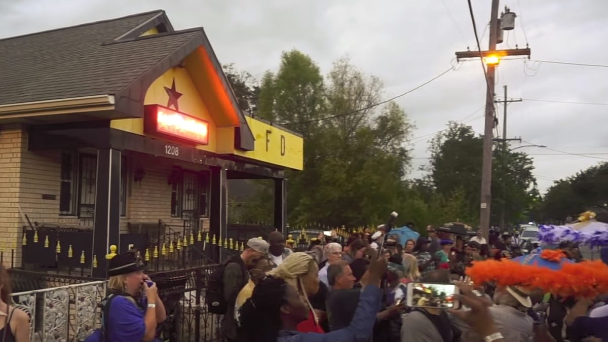 Second Line Parade Honors Fats Domino In New Orleans