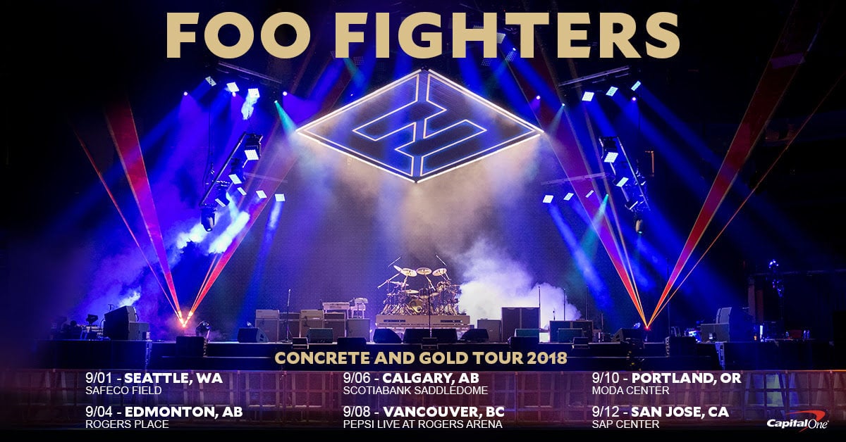 Foo Fighters Tour Poster