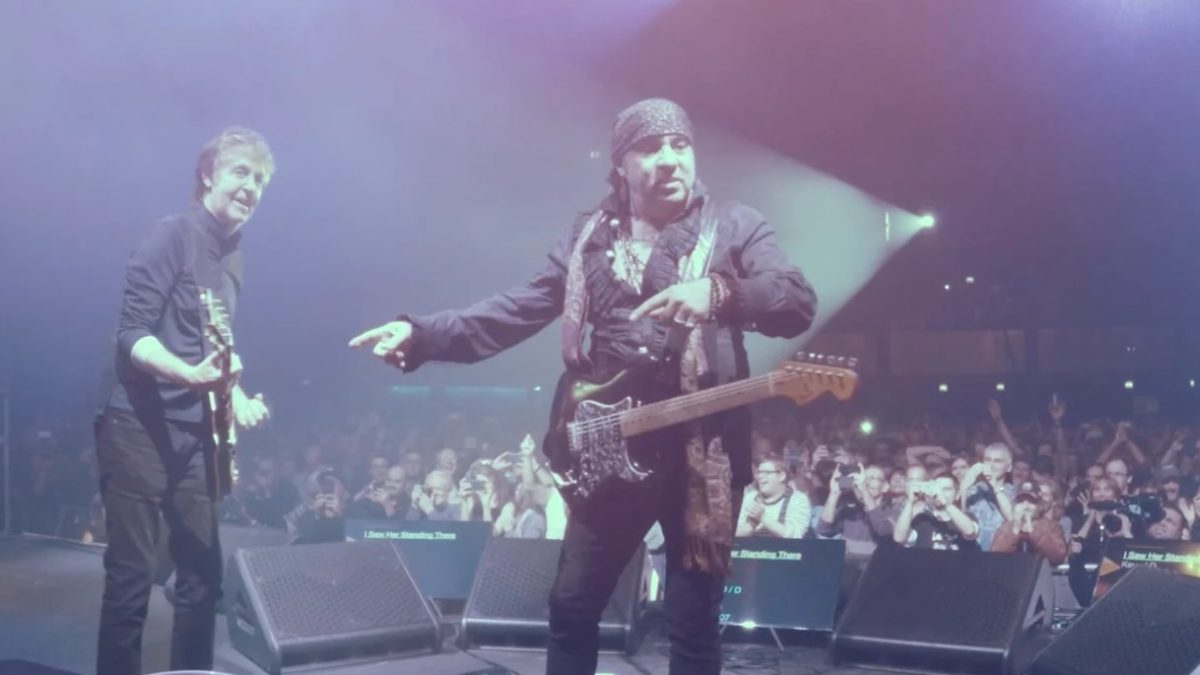 Pro-Shot Video: Little Steven & The Disciples Of Soul Welcome Paul McCartney In London