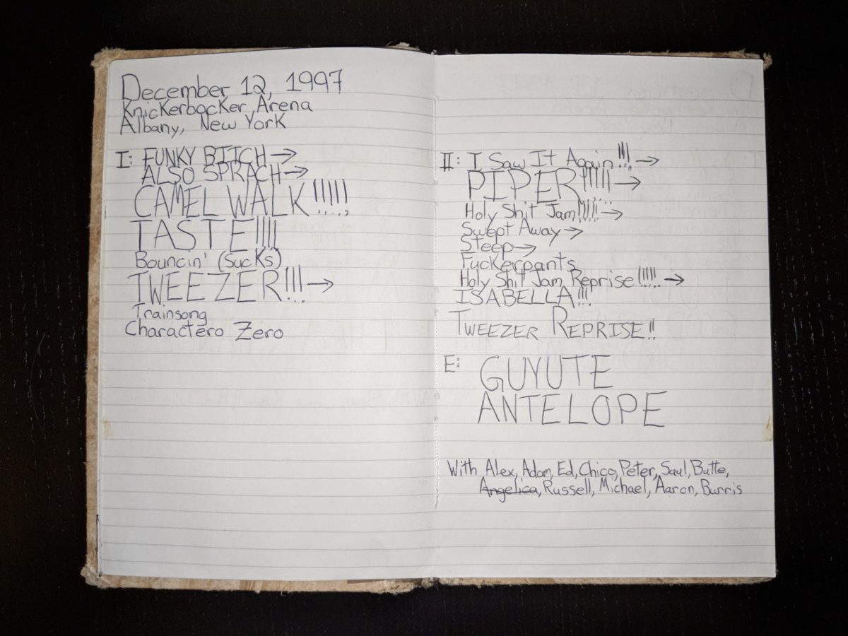 121197 Drew Hitz Setlist Book