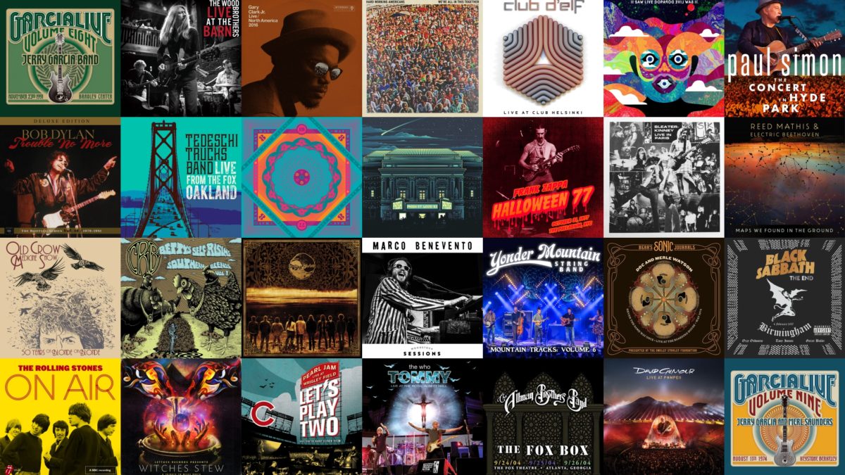 2017 Live Albums & Archival Releases Spotify Playlist