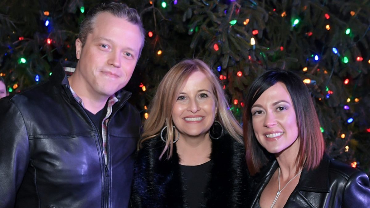 Jason Isbell & Amanda Shires Perform At 2017 Nashville Christmas Tree Lighting