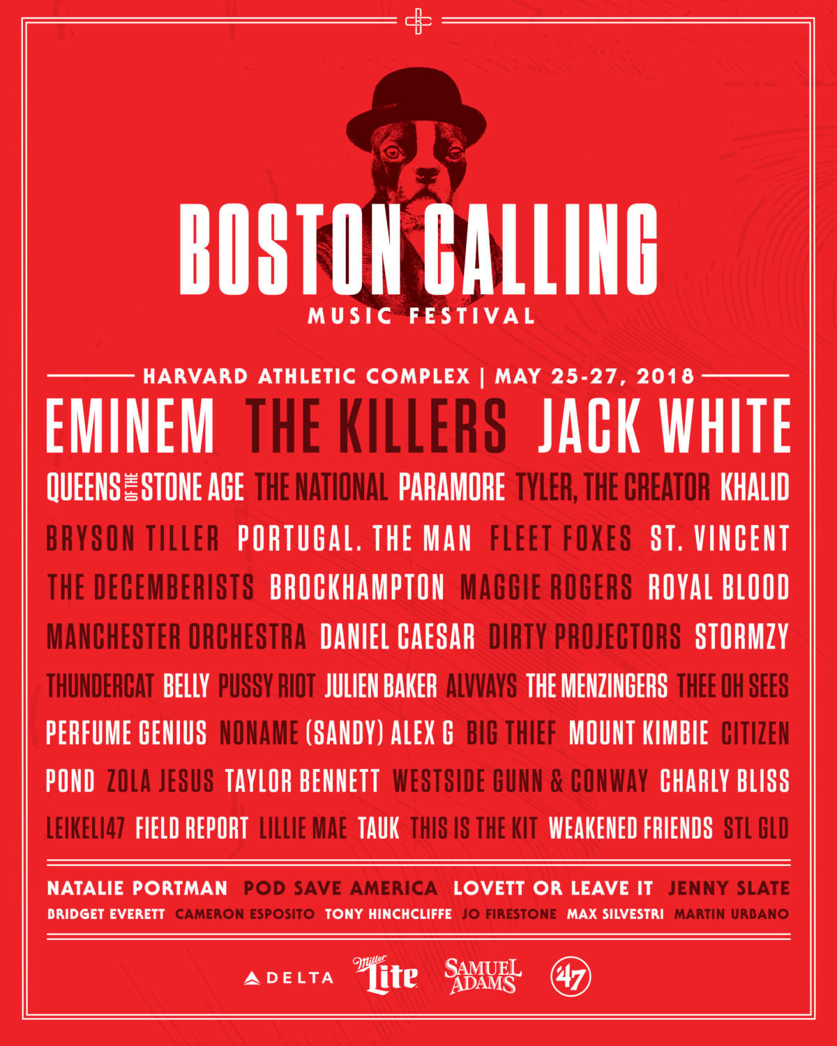 Boston Calling 2018 Lineup admat