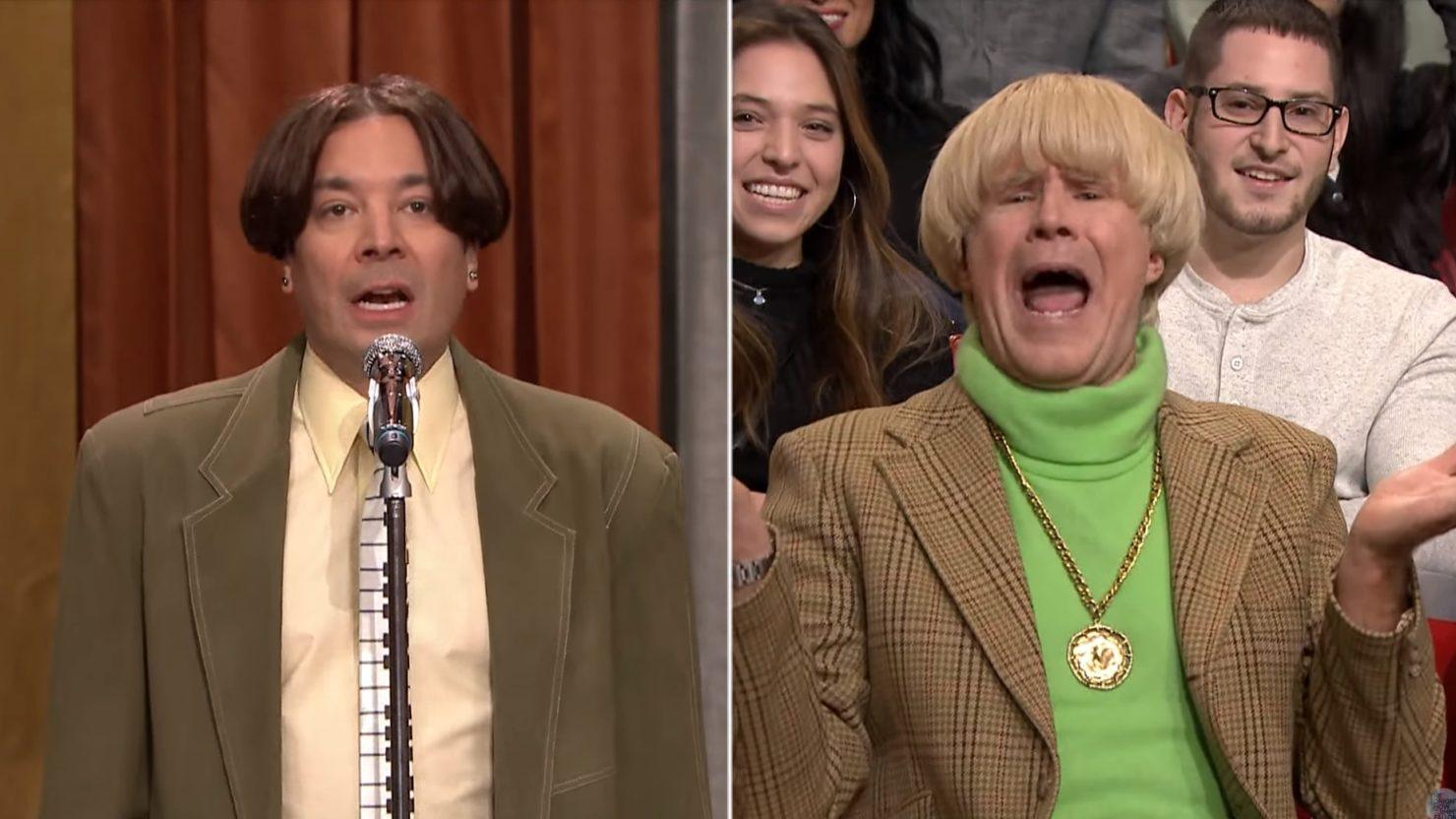Will Ferrell Heckles Jimmy Fallon Singing ‘Don’t Stop Believin’ On ‘The