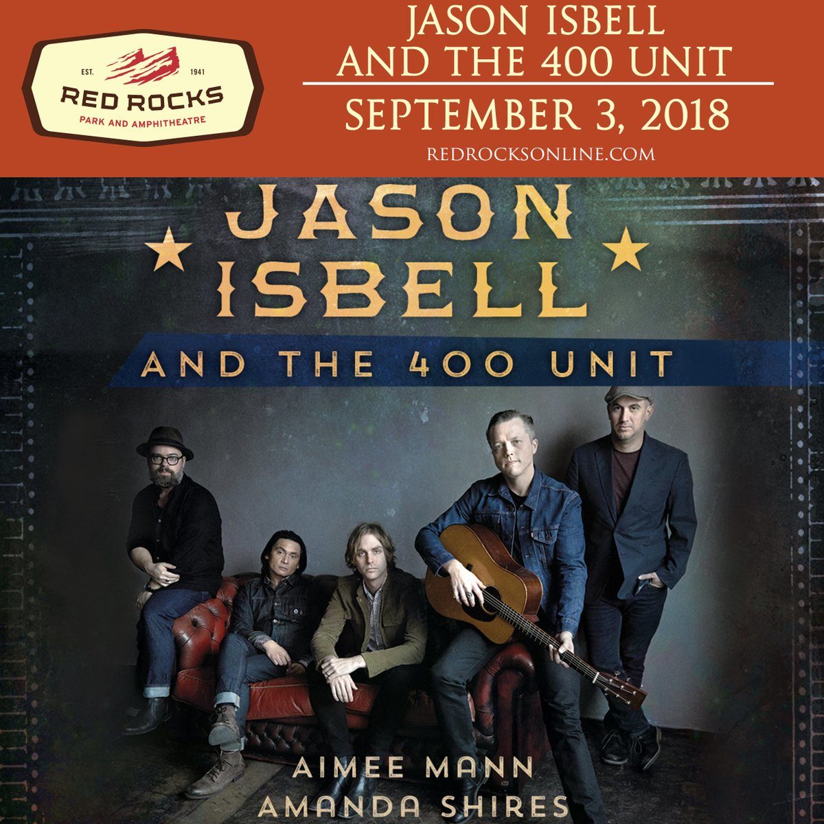 Isbell Red Rocks 2018 Admat