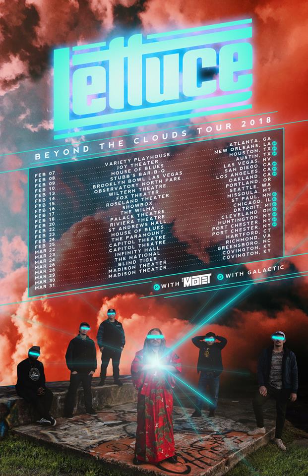 Lettuce Announces Additional 2018 Beyond The Clouds Tour Dates