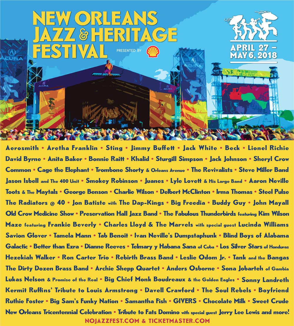 New Orleans Jazz Fest 2018 >> Contest New Orleans Jazz Heritage Festival New Orleans Jazz Fest 2018 >> Contest New Orleans Jazz Heritage Festival