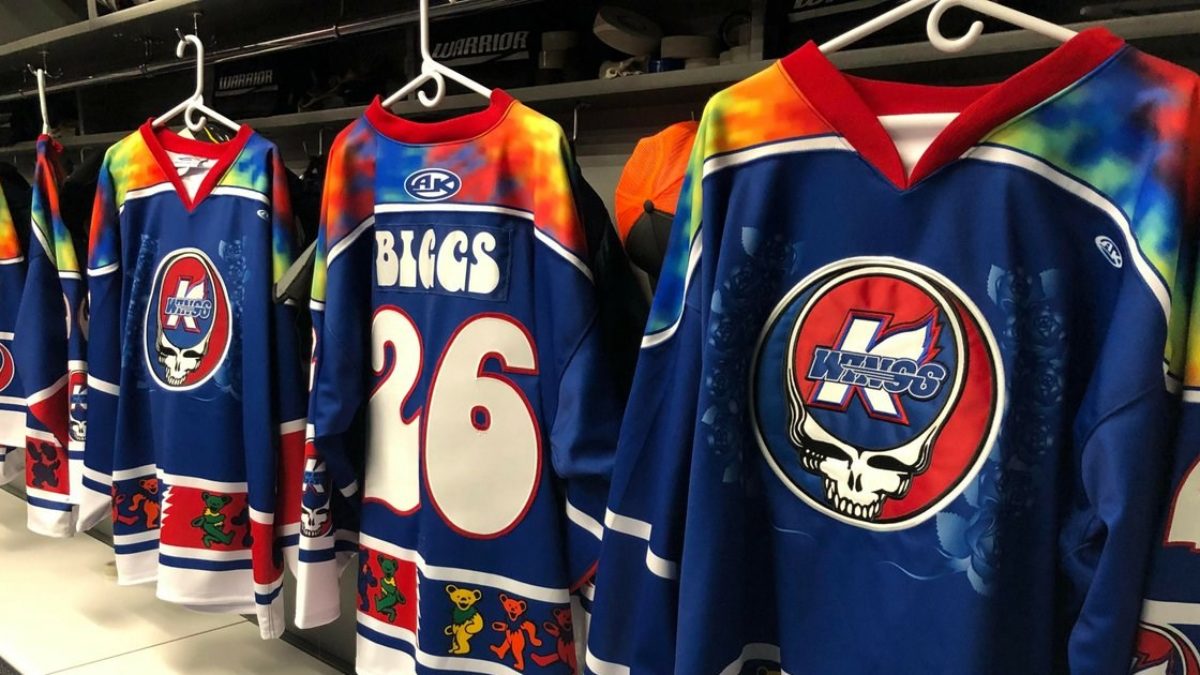 Kalamazoo Wings Unveil Jerseys For Grateful Dead Night