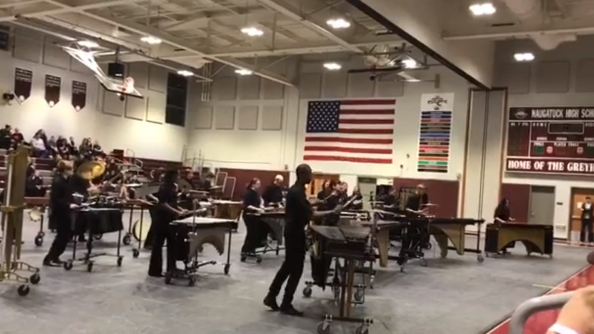 Naugatuck High School Percussion Ensemble Covers "Guyute" By Phish