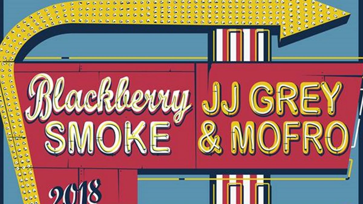 Blackberry Smoke Announces Summer 2018 Shows With JJ Grey & Mofro
