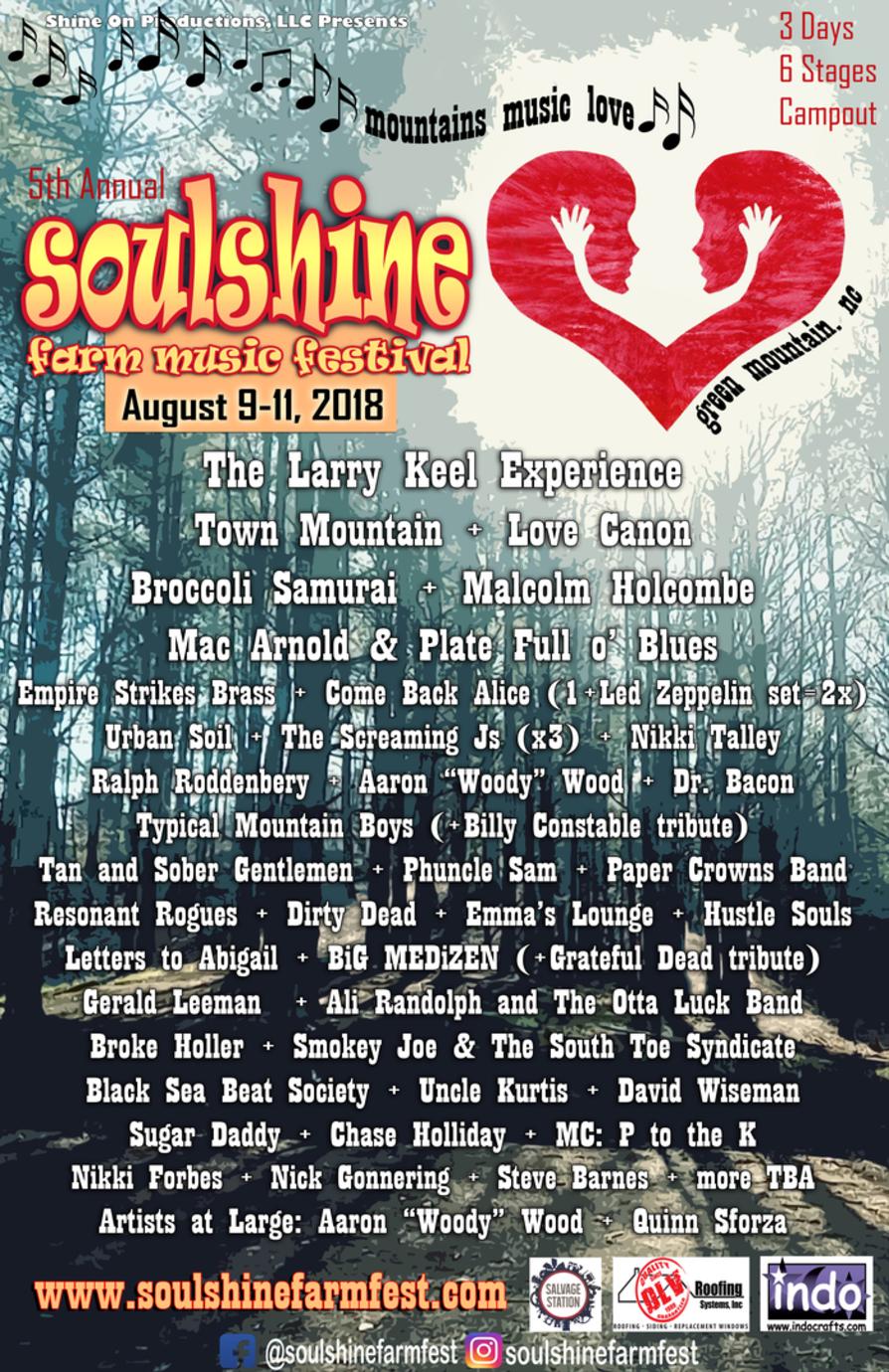 Soulshine 2018 Poster