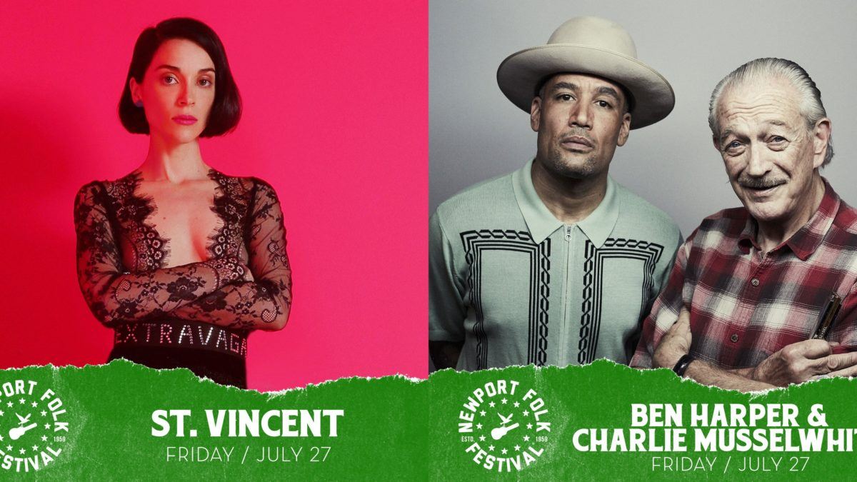 St. Vincent, Ben Harper & Charlie Musselwhite Among 2018 Newport Folk Festival Lineup Additions