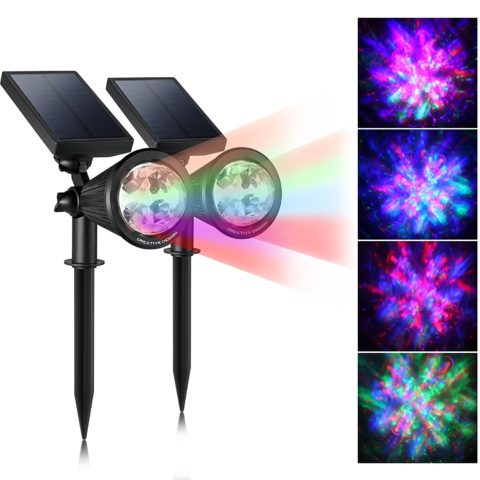Creative Design Solar Spotlights (x2)