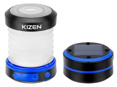 Kizen Solar Powered LED Camping Lantern