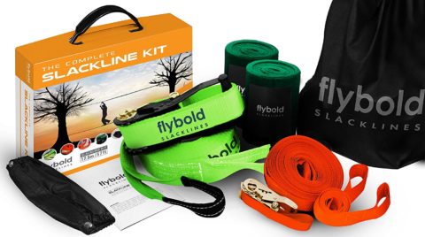 Slackline Kit with Easy Set up Instruction Booklet and Carry Bag