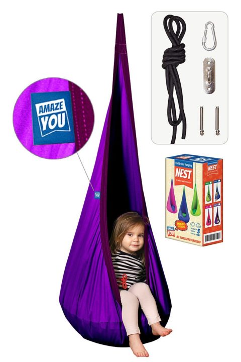 Amazeyou Kids Swing Hammock Pod Chair