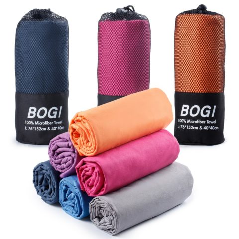 Bogi Microfiber Travel Sports Towel