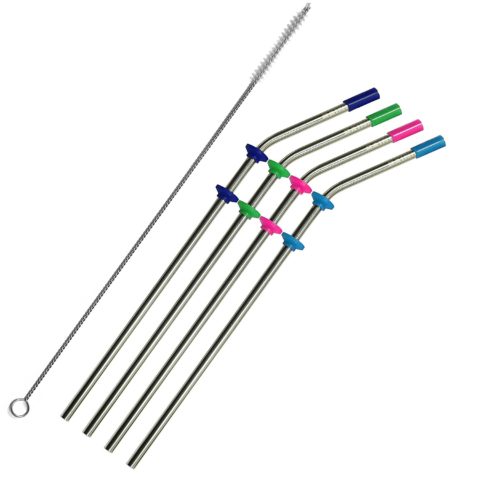 Rainier Stainless Steel Metal Drinking Straws
