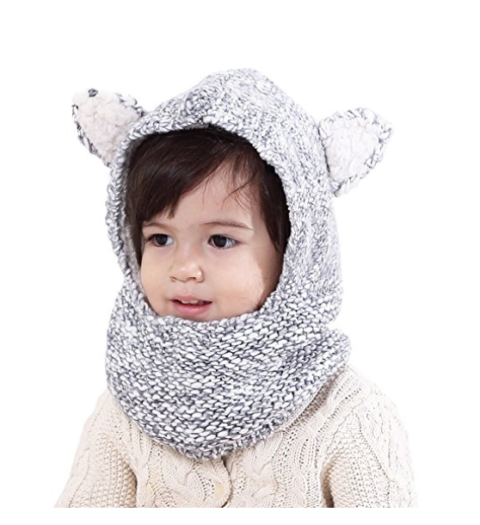 Animal Knitted Hood