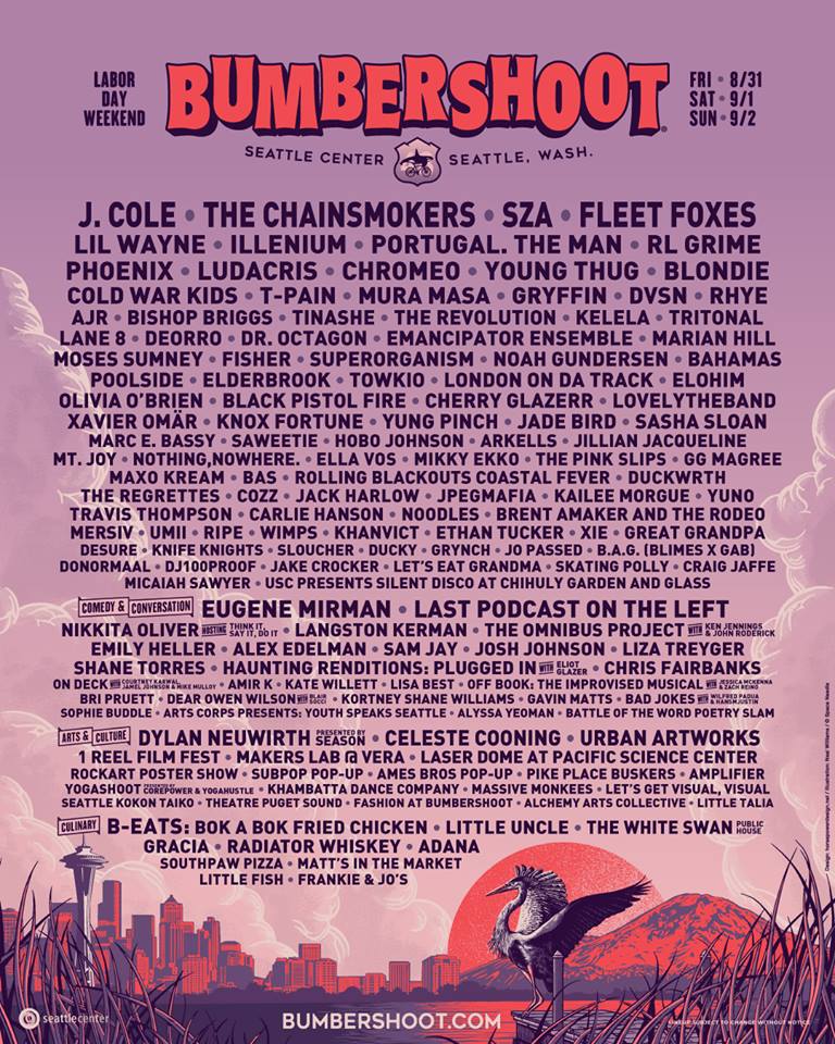 Bumbershoot 2018 Poster