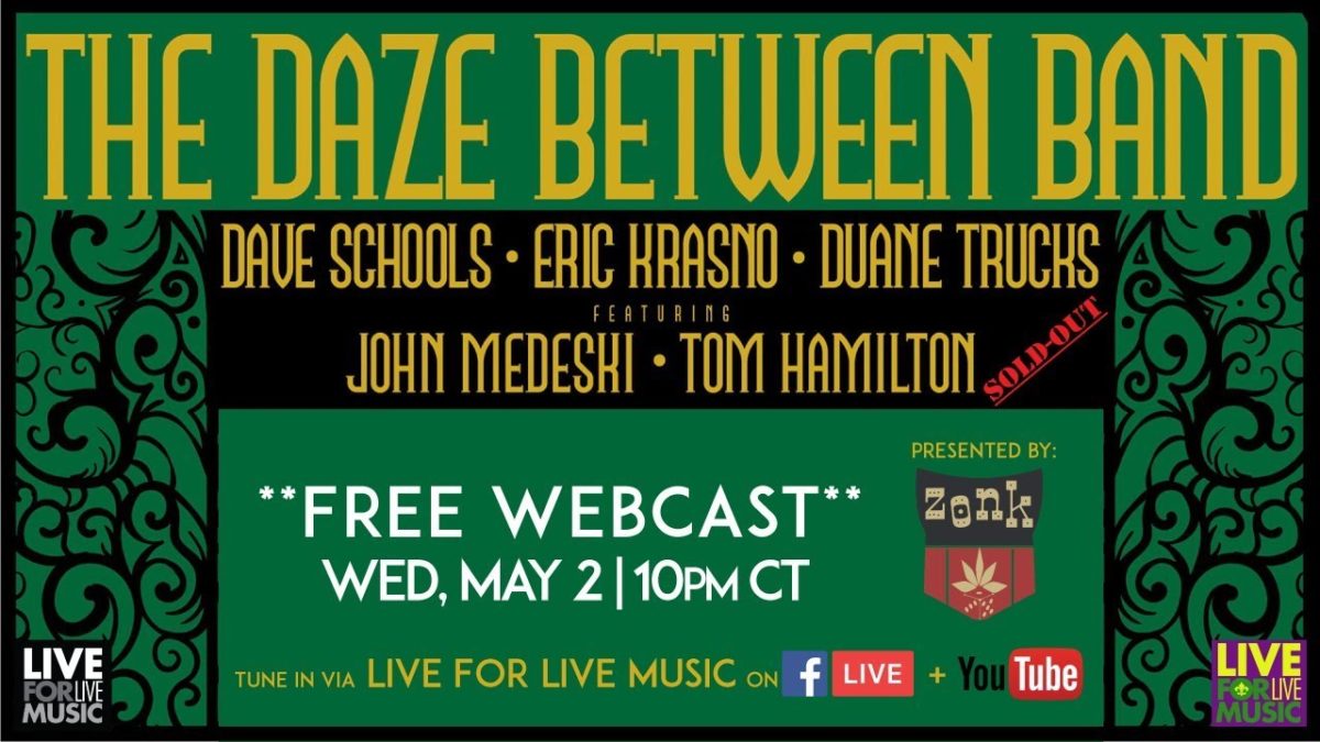 The Daze Between Band Featuring Eric Krasno Announces Free New Orleans Webcast