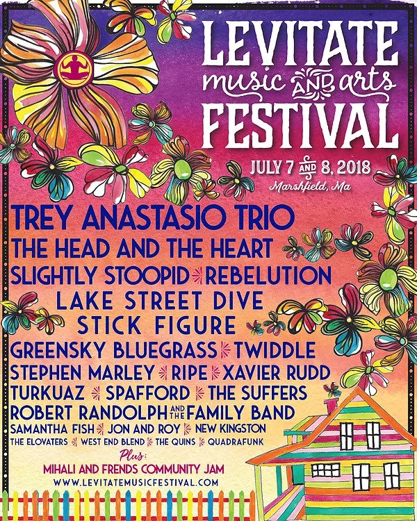Levitate 2018 Lineup Admat