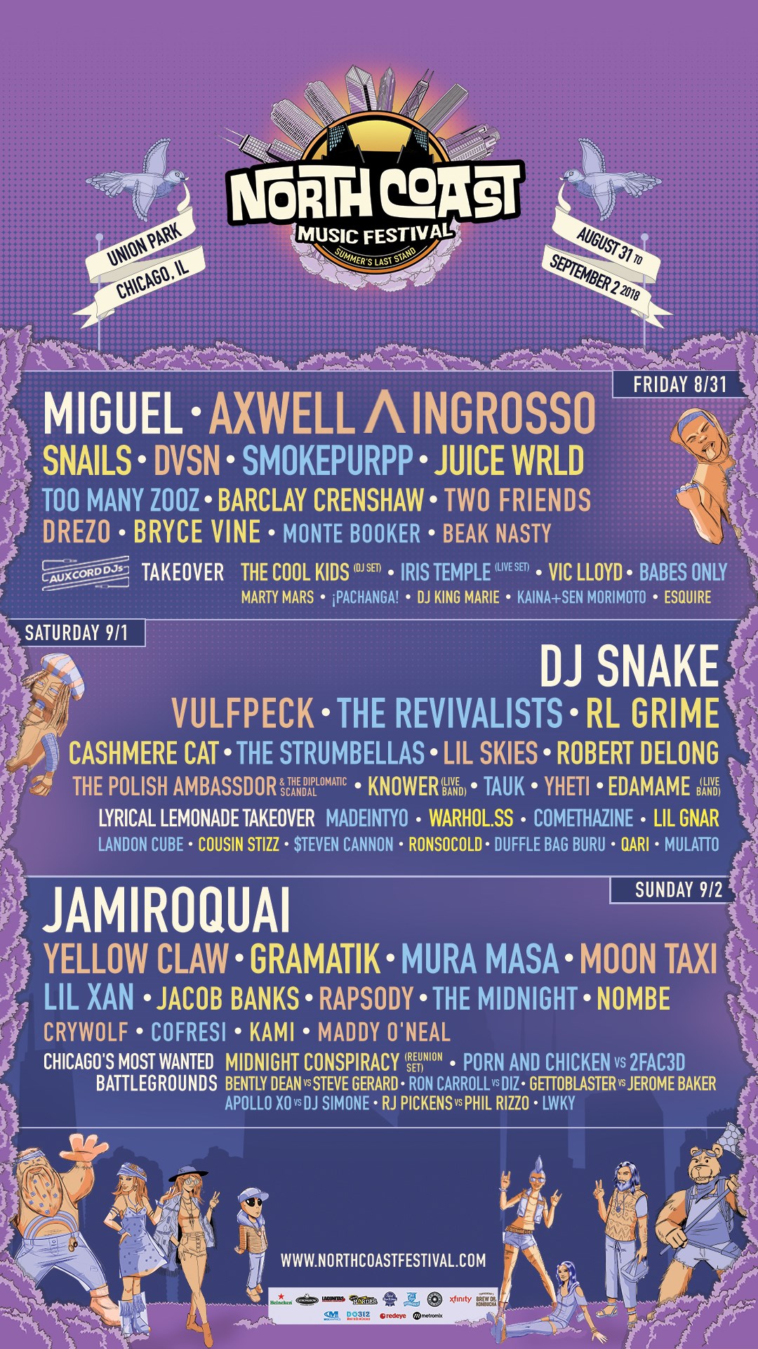 NCMF 18 Lineup Admat
