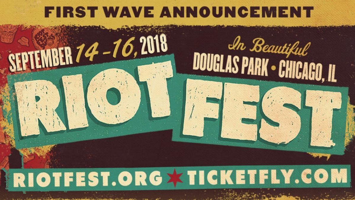 Riot Fest Announces First Wave Of 2018 Lineup