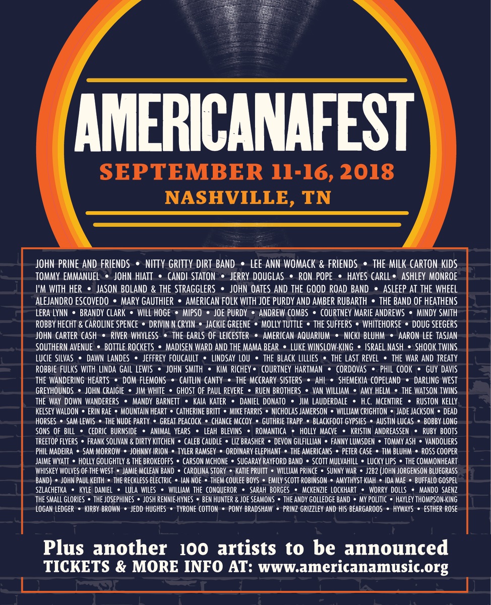 Americana Fest 2018 Poster