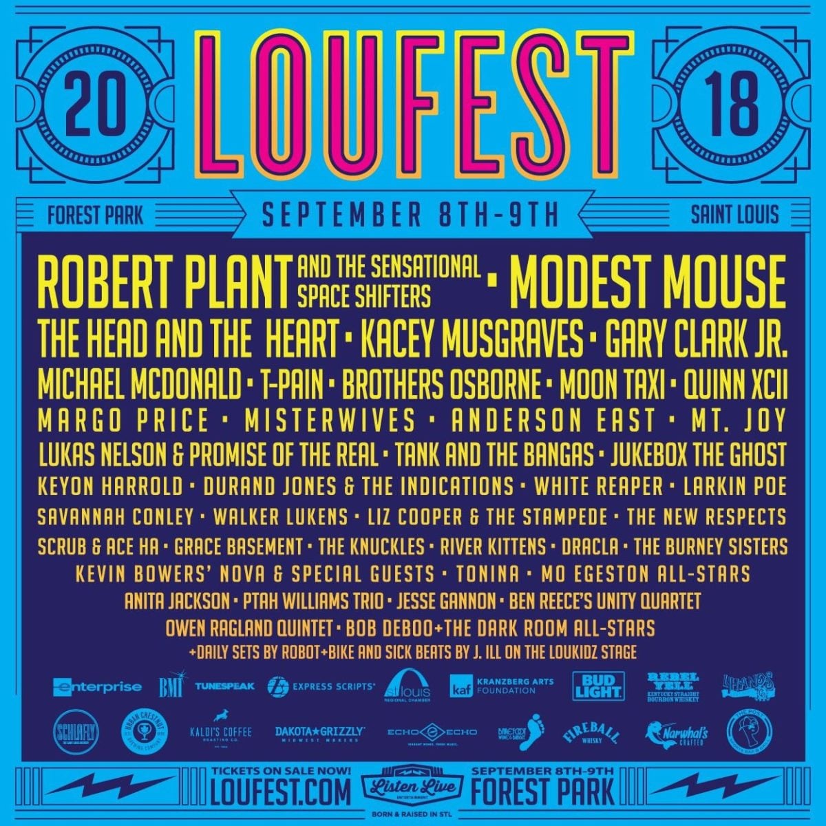 LouFest 2018 Lineup